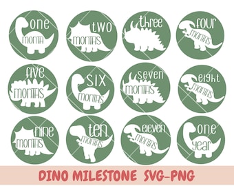 Dinosaur milestones  svg, Dinosaur Monthly Baby, Baby svg and Cut Files for Crafters, Dinosaur Theme Baby Monthly, Newborn sign svg, svg