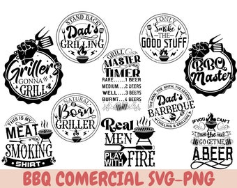 Barbecue SVG Bundle designs , BBQ svg bundle, bbq svg, Grilling svg bundle, Funny apron svg, Dad's Bar and Grill svg, Fathers Barbecue day