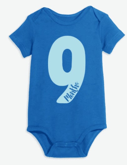 Milestone Months Svg 12 Month Onesie SVG Designs Baby - Etsy