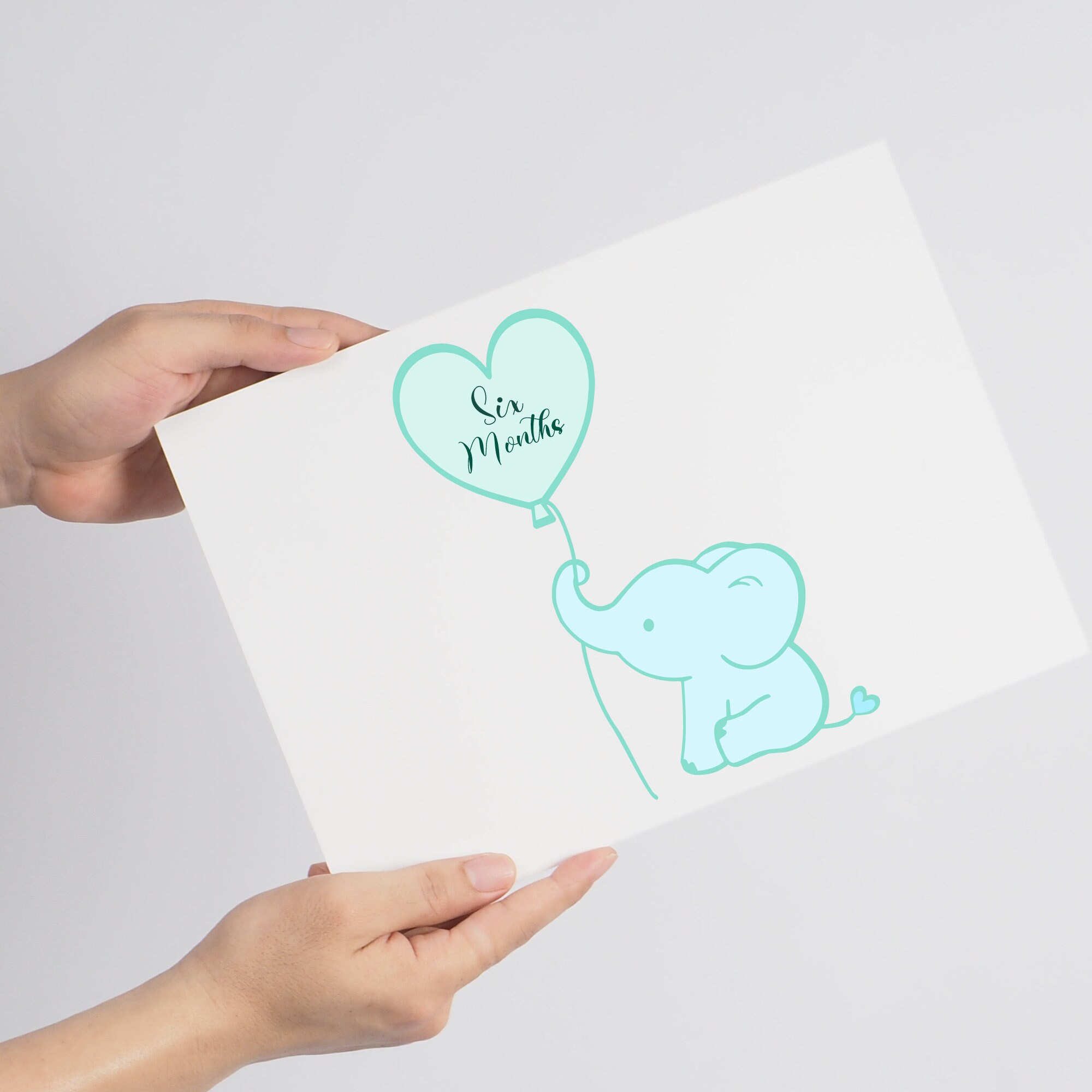 Elephant Svg Monthly Milestone Svg Milestone Discs Svg Baby - Etsy