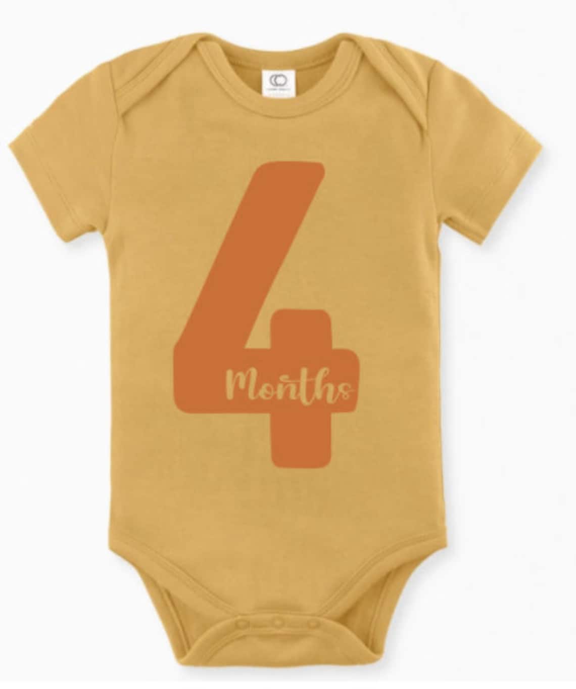 Milestone Months Svg, 12 Month Onesie SVG Designs, Baby Monthly Designs ...