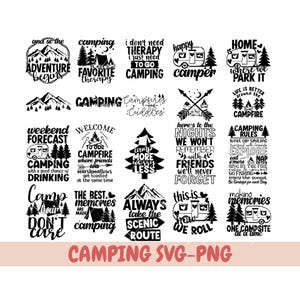 Pacote SVG de acampamento, SVG de moletom com capuz para acampamento, SVG de vida de acampamento, SVG de campista feliz, SVG de camisa de acampamento, SVG de caminhada, Arquivos de corte para Cricut, Silhouette