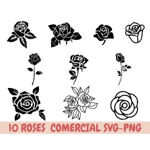 Rose svg, roses svg, rose png, rose file, flowers svg, flowers png,