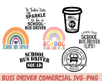 Conductor de autobús SVG, Paquete SVG de conductor de autobús, Camisa de conductor de autobús svg, Camisa de regreso a la escuela svg, Apreciación del conductor de autobús, Regreso a la escuela svg,
