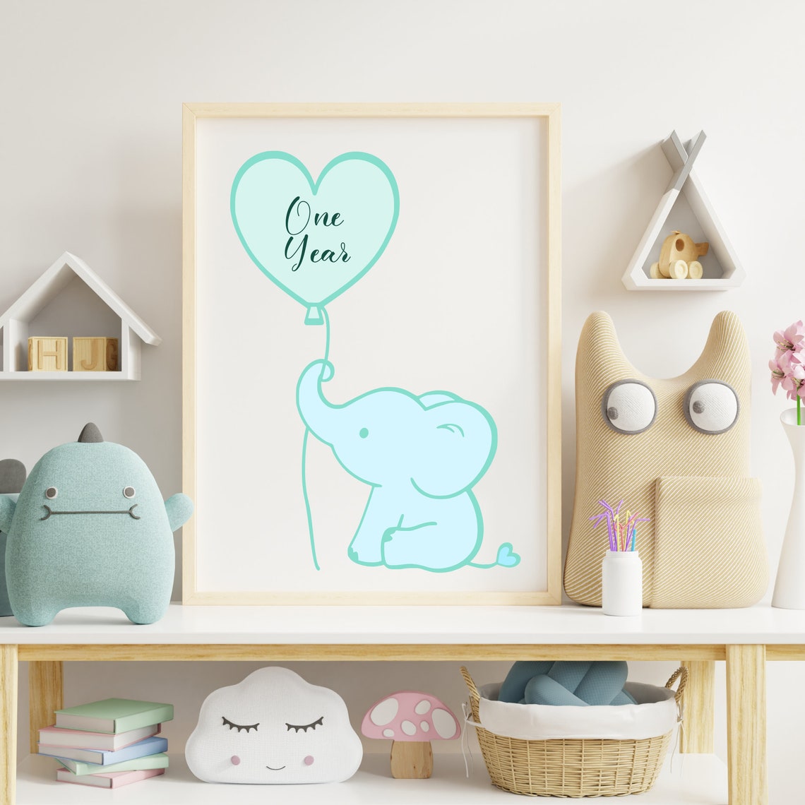Elephant Svg Monthly Milestone Svg Milestone Discs Svg Baby - Etsy