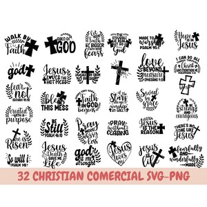 Christian Bundle SVG, Schrift Bundle, Bibel Vers Bundle, geschnitten Dateien für Cricut, religiöse SVG, Jesus, Gott, Glaube svg, Jesus svg, Gott svg