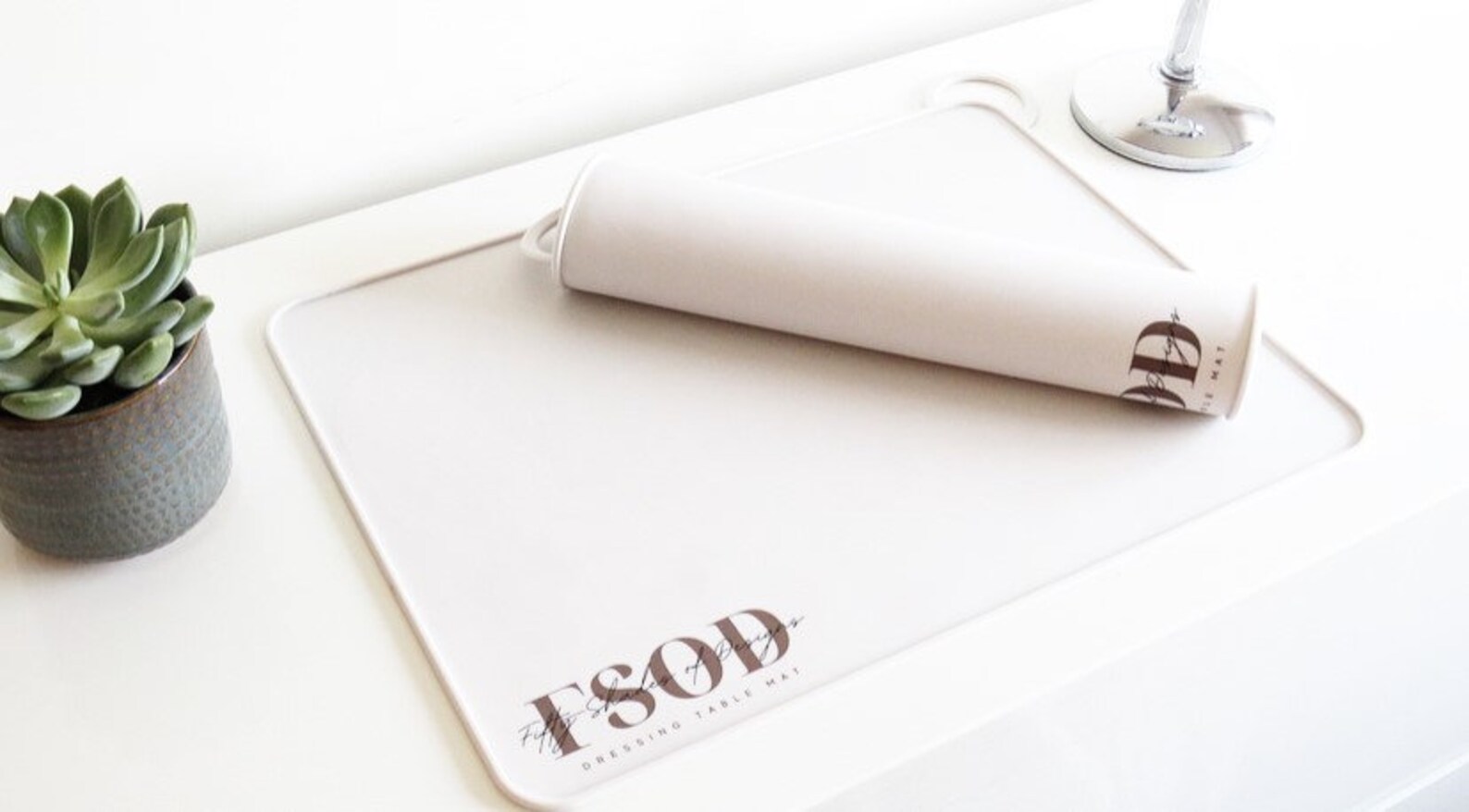 Dressing Table Mat / Beauty Mat / Makeup Mat / Cosmetic Mat / Etsy