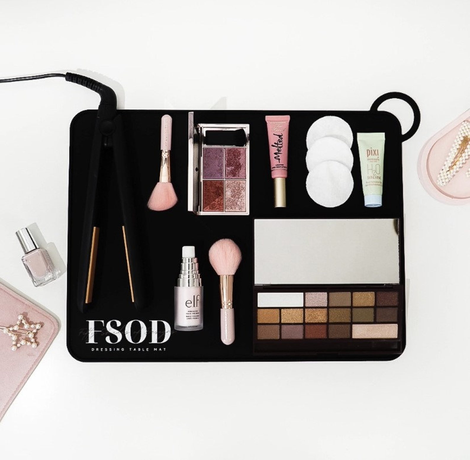 Dressing Table Mat / Beauty Mat / Makeup Mat / Cosmetic Mat / Etsy