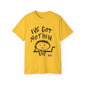 I&#39;ve got nothin! Funny Quote Unisex Tee,Brain Fog,Scribble Art,Funny Gift for Him Her, Humorous Graphic Tee,Sarcastic T-Shirt,meeting,Unisex