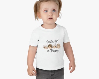 Gouden Meisjes in opleiding Baby Tee | Peuter T-shirt | Baby T-Shirt | Gouden Meisjes | Miami | jaren '80 | Retro | Dorothy Sofia Blanche Rose | Kinderen T-shirt