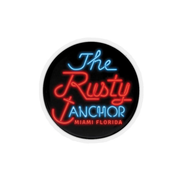 The Rusty Anchor Sticker | Golden Girls | Miami | 80s | Retro | Craft Supplies | Scrapbooking | Dorothy | Sofia | Rose | Blanche | Friends