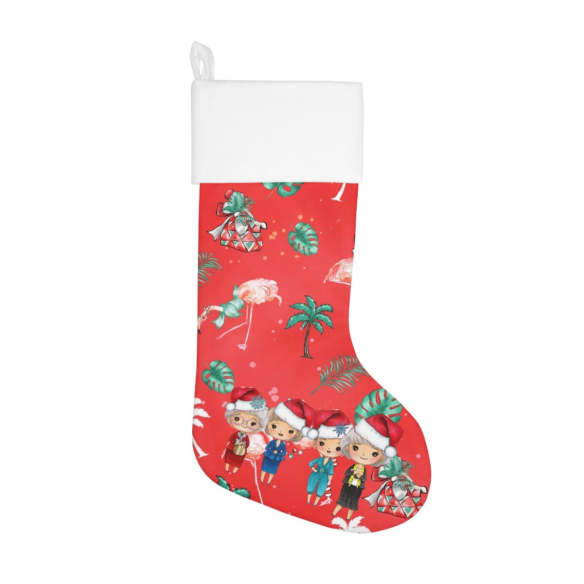 Golden Girls Miami Christmas Holiday Stocking Christmas Stocking Golden