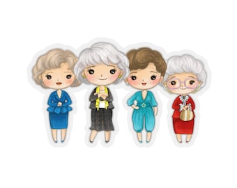Golden Girls -The Original Sticker | Goldene Mädchen | Miami | 80er | Retro | Bastelbedarf | Scrapbooking | Dorothy | Sofia | Rose | Blanche