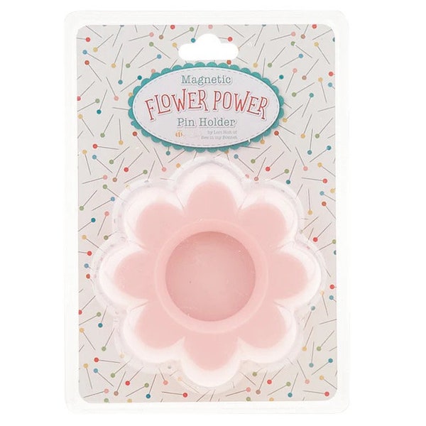 Free Gift W/Lori Holt's Magnetic Pink Pin Cushion Flower Power "Frosting" For Riley Blake's Designs