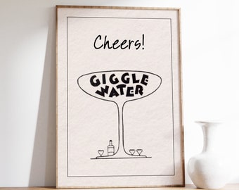 Cheers Cocktail Bar Poster, Funny Bartender Print, Old Book Art, Large Wall Art, Spirits And Wine Poster, Alcohol Poster, Cocktail Wall Art