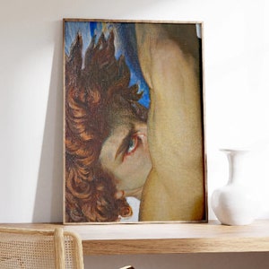 Renaissance Art Print Set, Adam's Hand, Aphrodite, Fallen Angel Poster image 3
