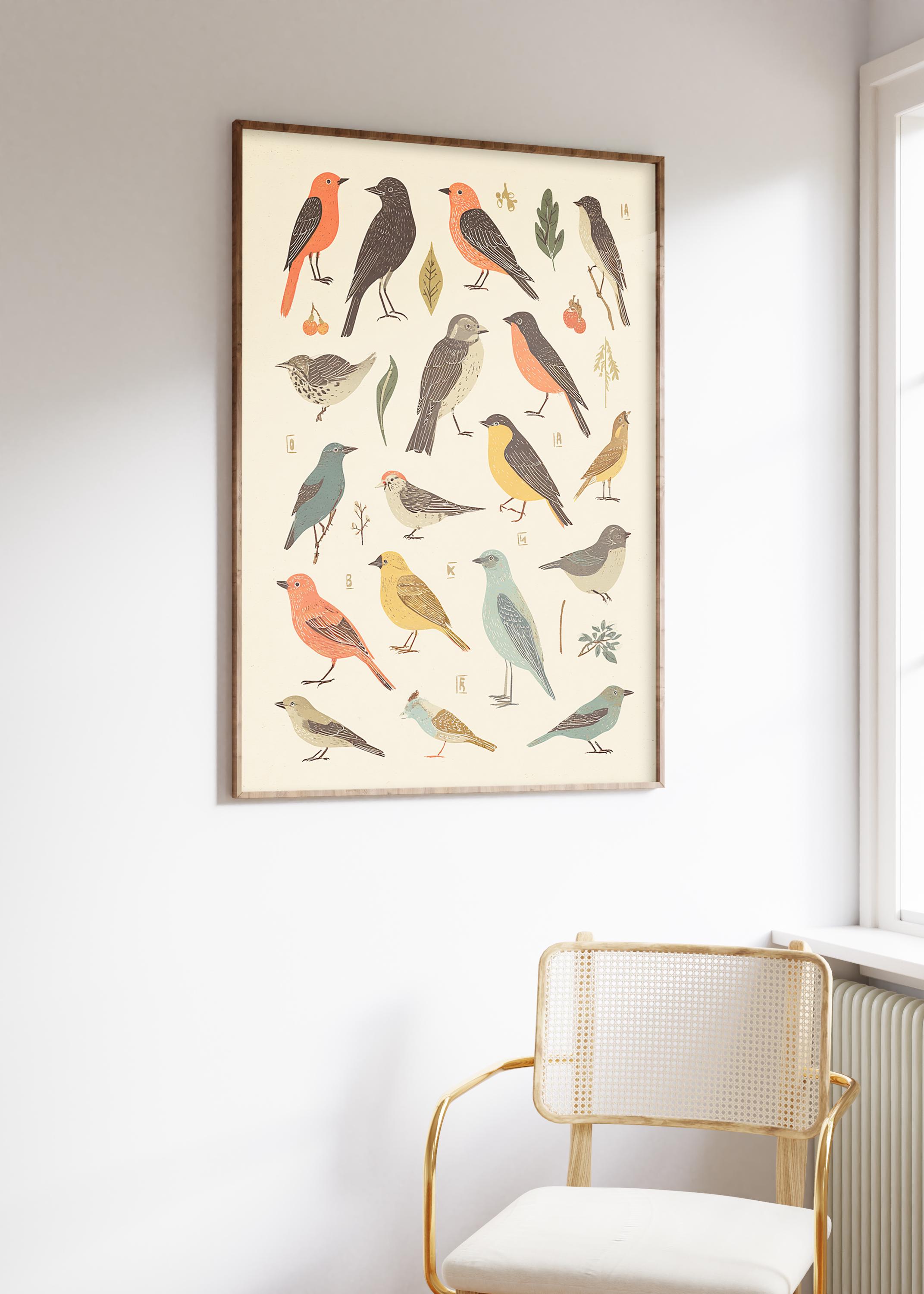 Antique Bird Print, Vintage Ornithology Poster - Etsy UK
