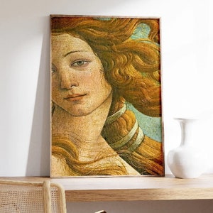 Renaissance Art Print Set, Adam's Hand, Aphrodite, Fallen Angel Poster image 2