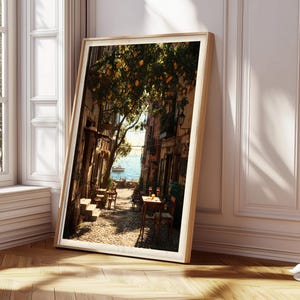 Vintage Italian Lemon Tree Print, Botanical Street Scene Poster image 15