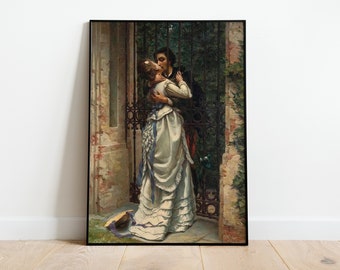 シルヴィオ・アラソン：「接吻」、1910年 - 美術館品質のジクレー