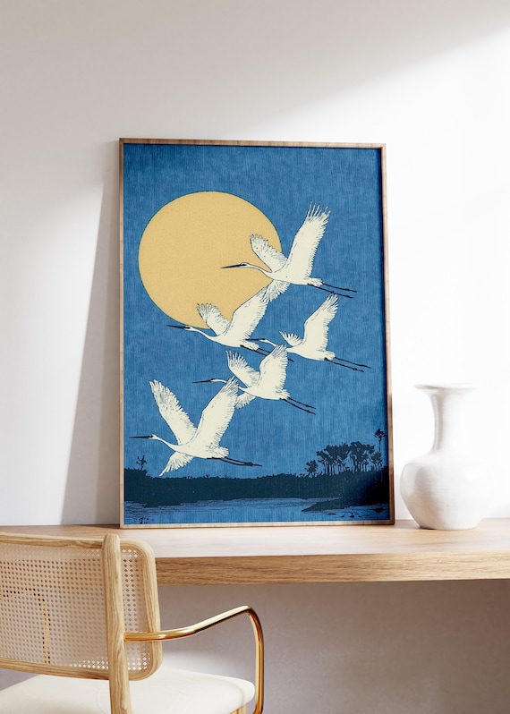 【原画】『Crane in the Clouds』 原画】『Crane in the Clouds』