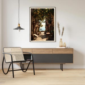 Vintage Italian Lemon Tree Print, Botanical Street Scene Poster image 12