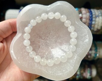 Natural Angola Quartz - sterling silver spacers - Quartz - clarity, purity, aura balance - healing