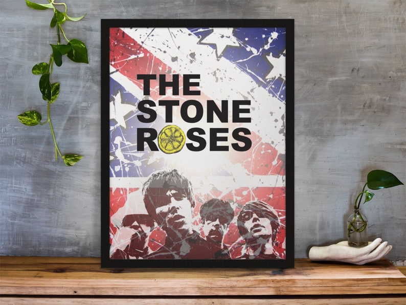 STONE ROSES PRINT Colour and B&W A3 A4 Glossy image 1