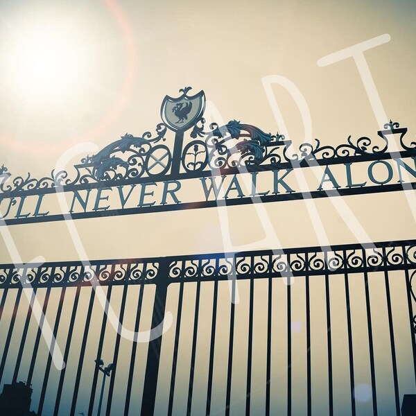 LFC Shankly Gates High quality Photo Print