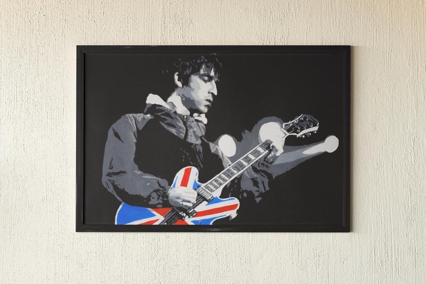 Oasis Union Jack Musikflagge - 3X2 Fuß Britpop - Festivals Noel - Foto 8