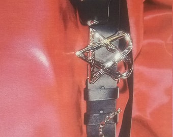 HeartAgram BAM CKY Vintage - 1990s Gothic Metal Buckle- Necklace-Bracelet-Earrings-Keychain Belly Pierce _ Buy 1 Get 1 FREE Jewellery