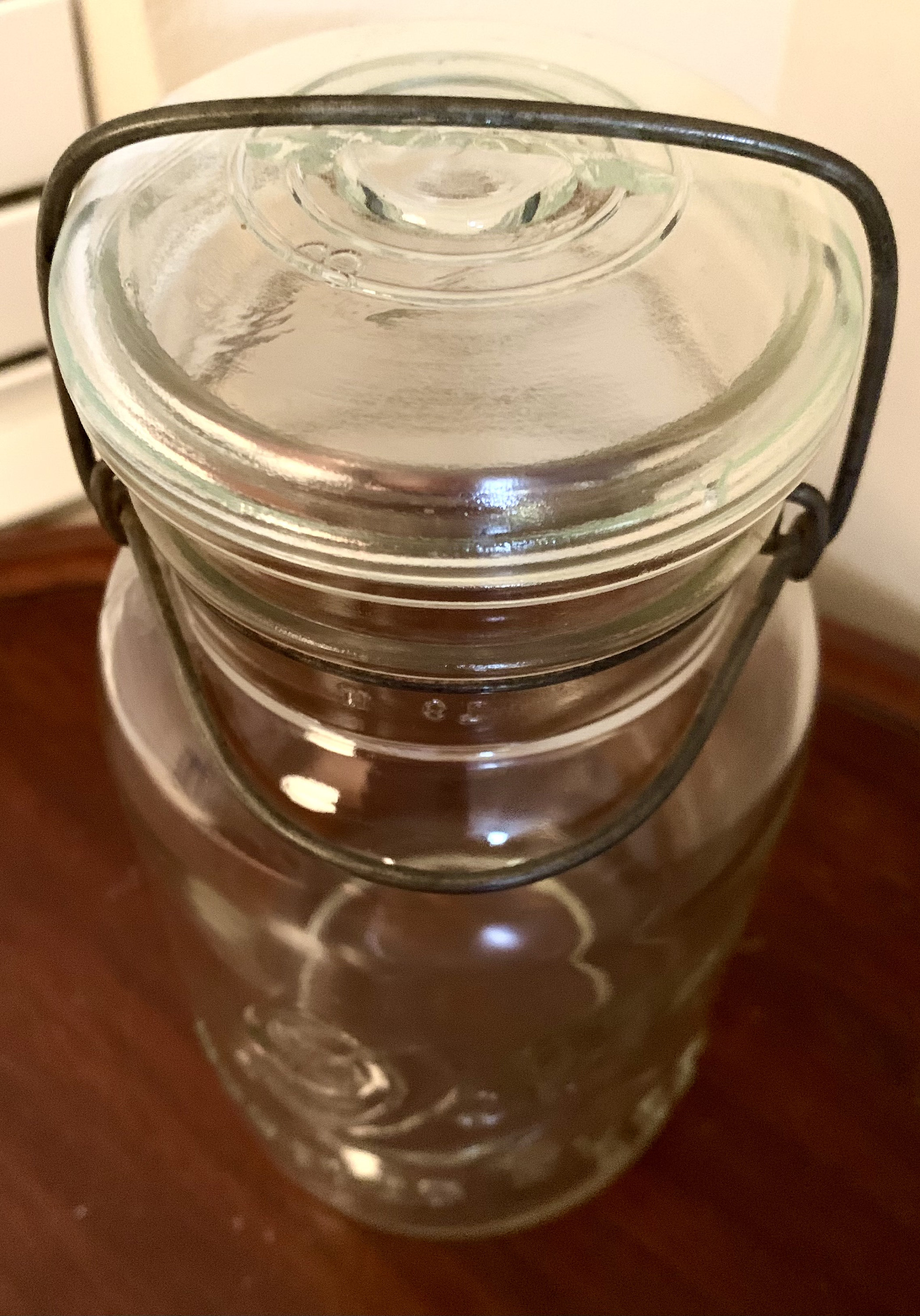 Vintage DREY Mason Jar Improved Ever Seal with Glass Lid Etsy
