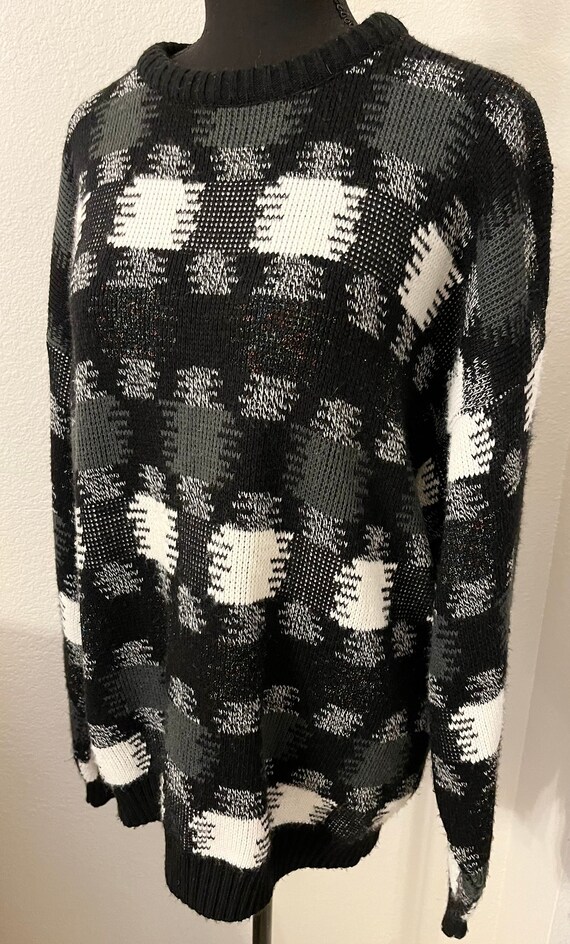 VTG 80s Geometric Sweater | Size Large