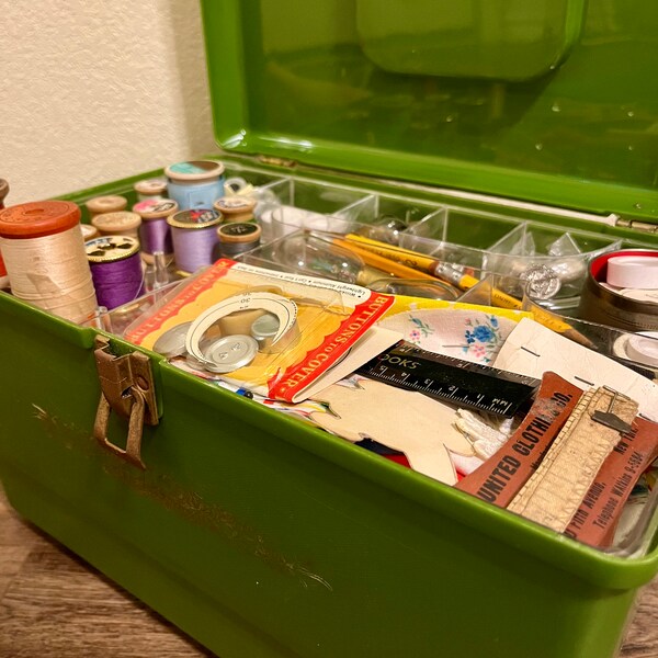 Plastic Sewing Box Etsy