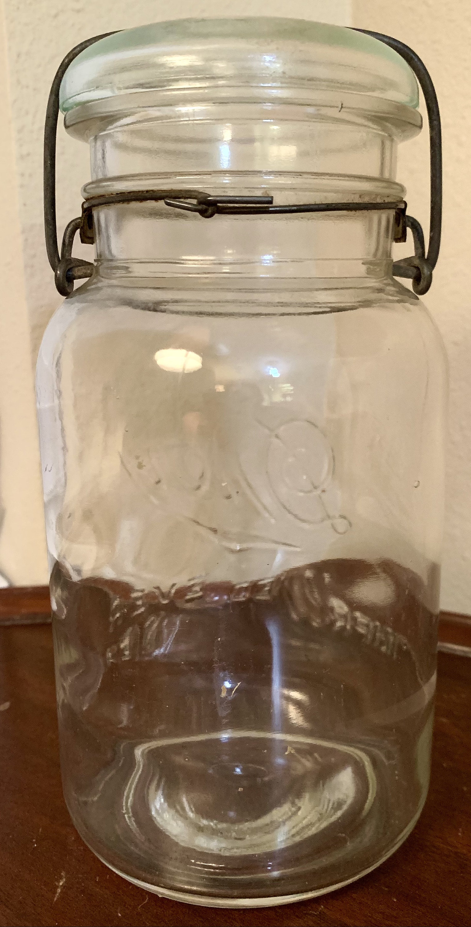 Vintage DREY Mason Jar Improved Ever Seal with Glass Lid Etsy