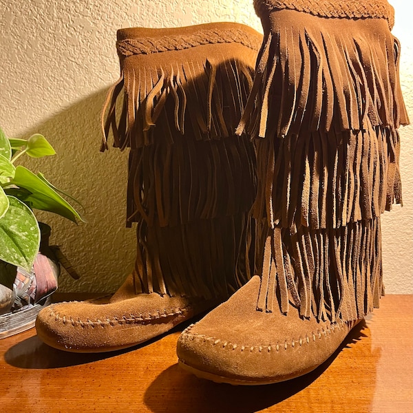Tassel Boots Etsy