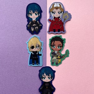 Fire Emblem Drei Häuser Mini Sticker!