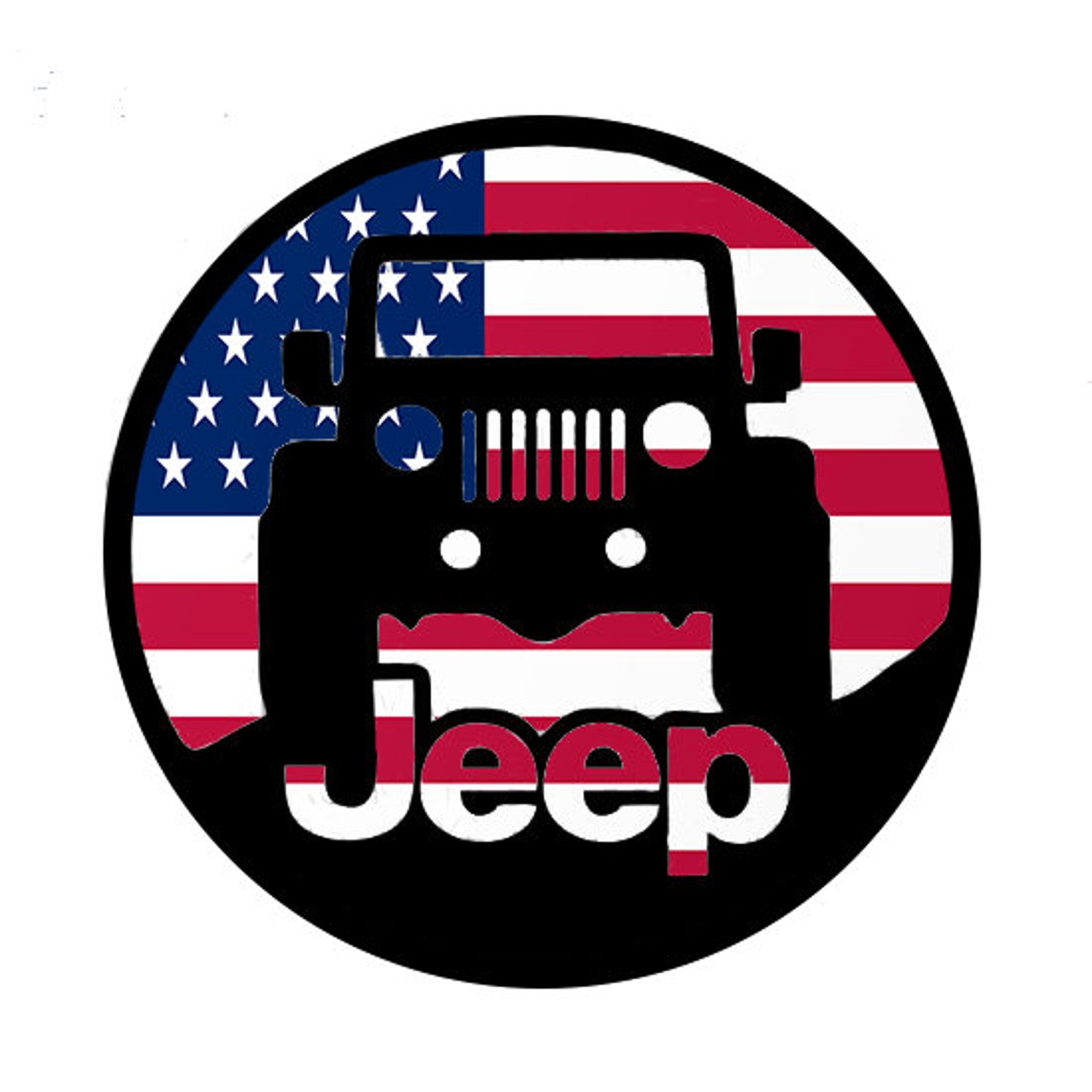 Jeep USA premium vinyl sticker Etsy