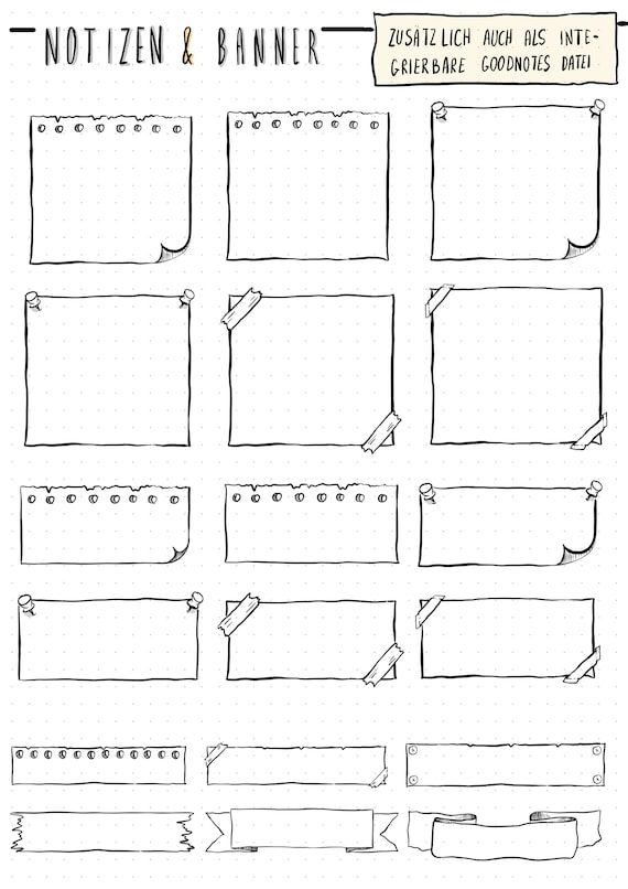 Arbeitsblatt erstellen Digital stickers digital post its textcontainer