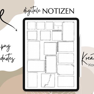 Create digital notes, GoodNotes, digital stickers, notes, text containers, post-its, worksheet crafters, worksheets