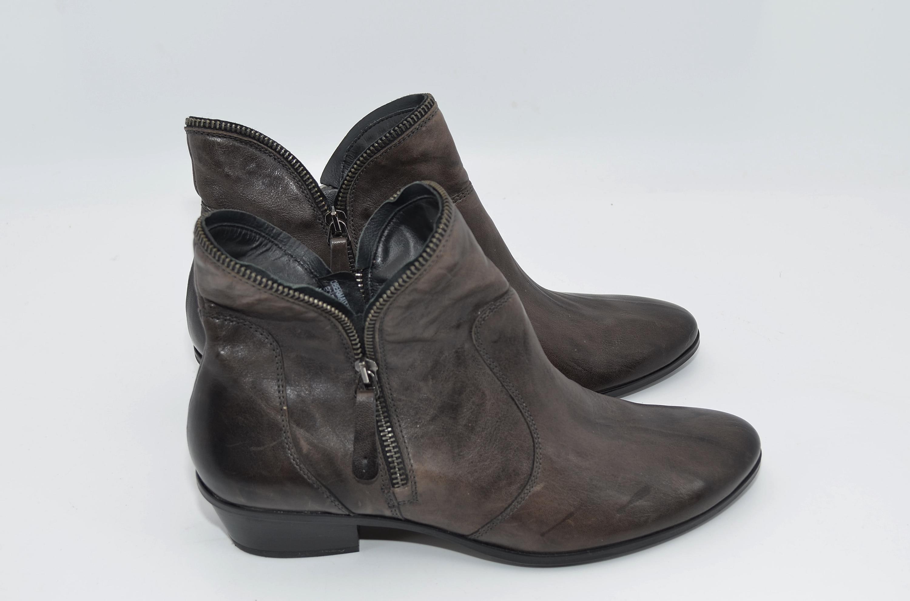 Damen Stiefeletten Leder 41 Paul Green graue Leder Ankle