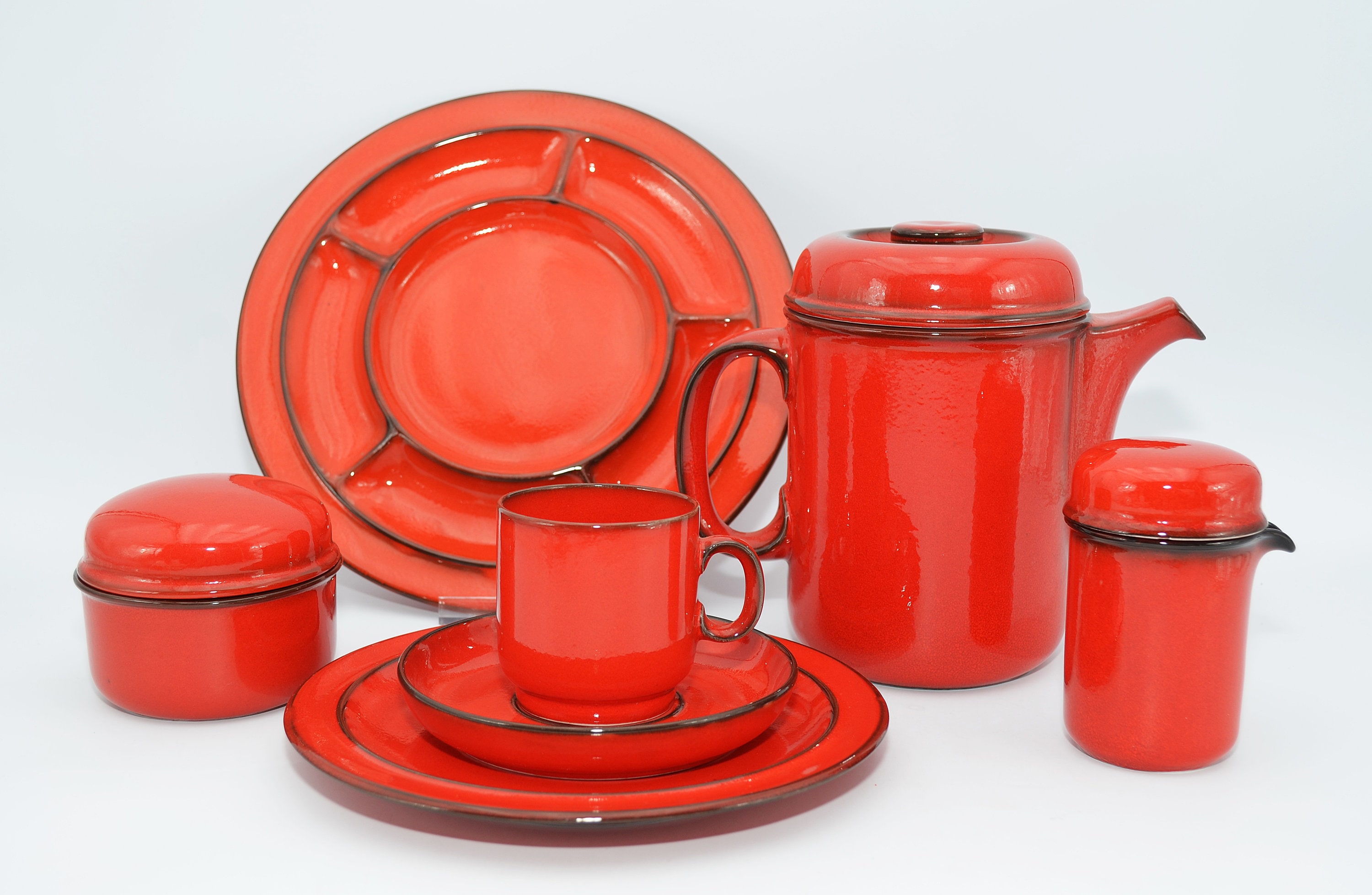 Vintage thomas geschirr rot