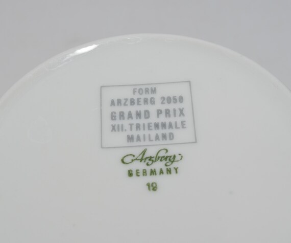 Arzberg Form 2050 Grand Prix XII. Triennale Milan 1960 60s