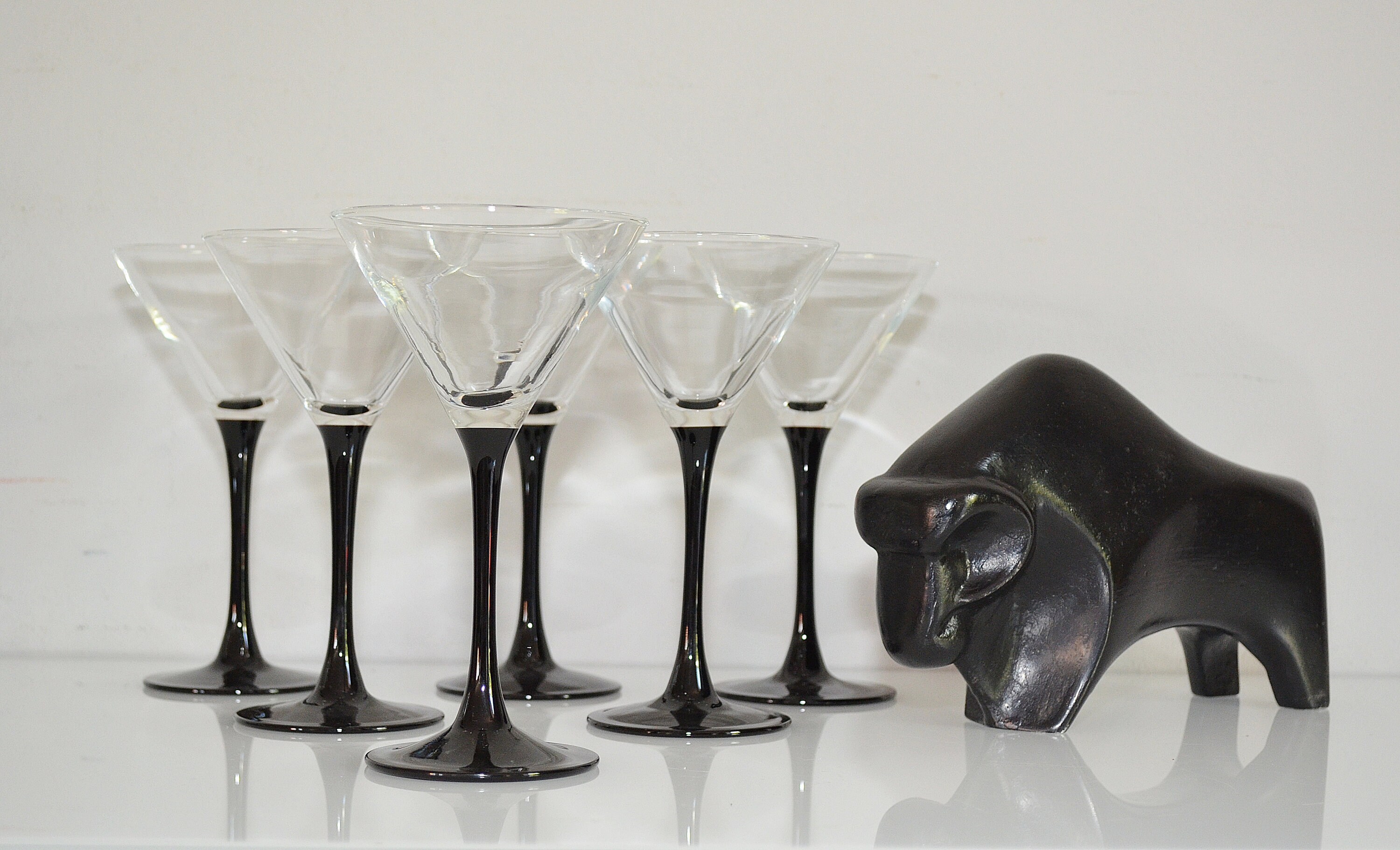 6 Coupé Gläser 284 Ml – Martini-Gläser, Dünnwandig, Bleifrei, Für Cocktails & Sekt, Spülmaschinen-geeignet