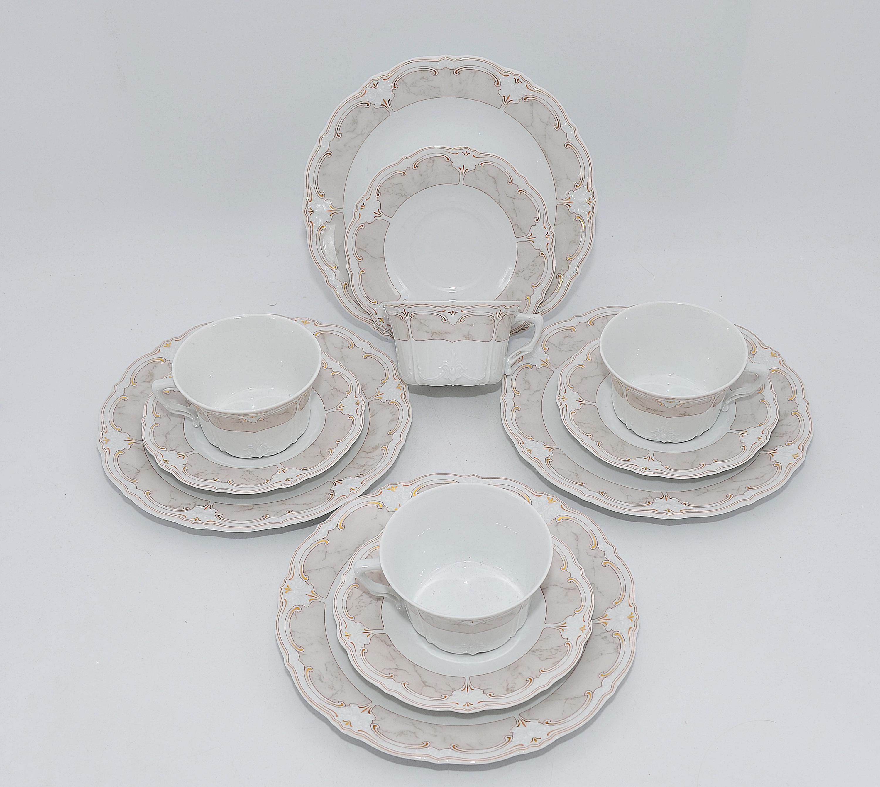 Hutschenreuther BARONESSE Jacqueline Tea Set Hutschenreuther