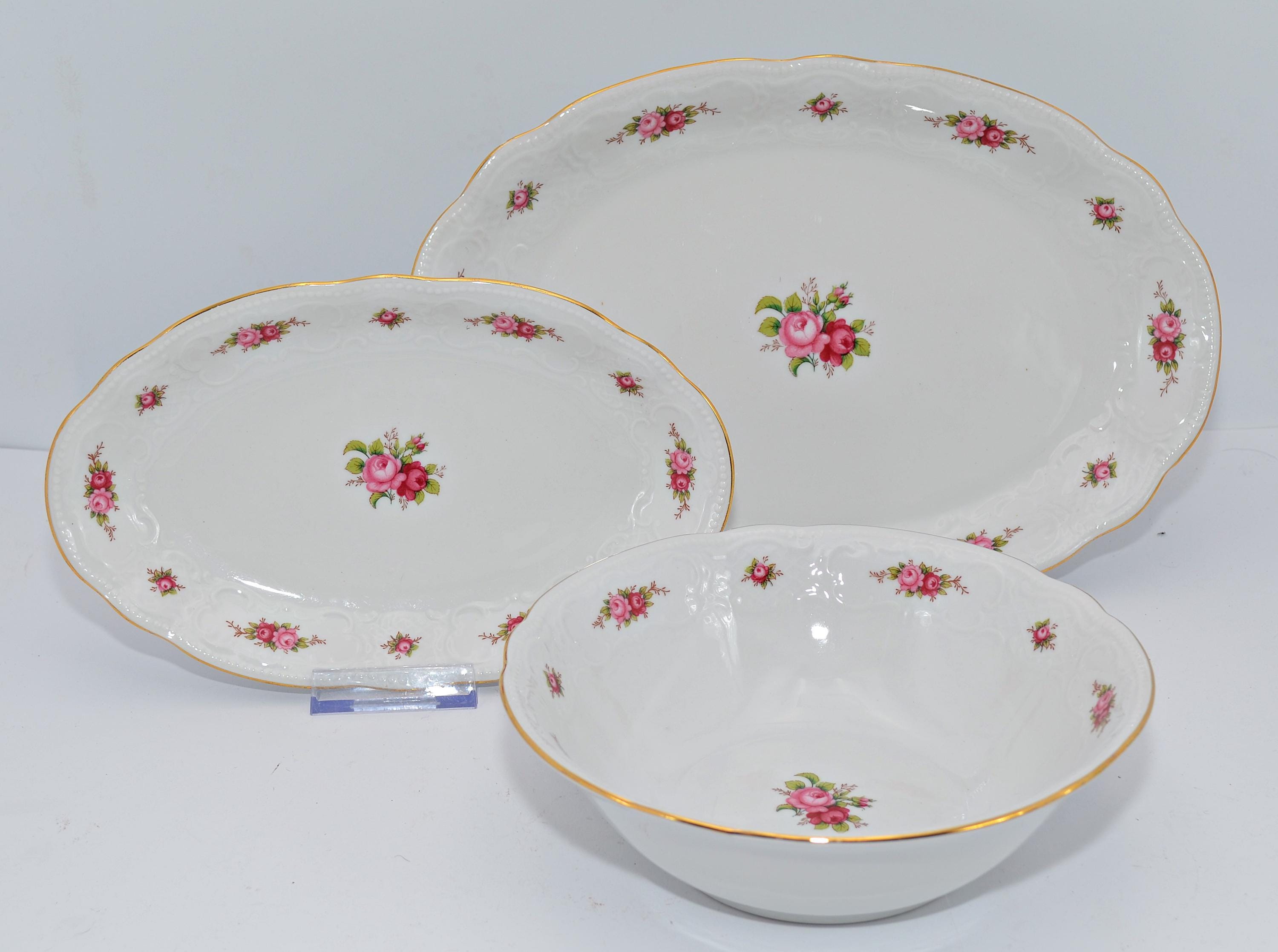 Seltmann Weiden Portauovo Con Ripiano Fashion Posh Rose - Porcellana Dura Bianco/Rosa, Prodotto In Germania
