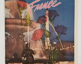 Original Vintage Ad for 1956 Travel France - Paris in the Spring  Esquire