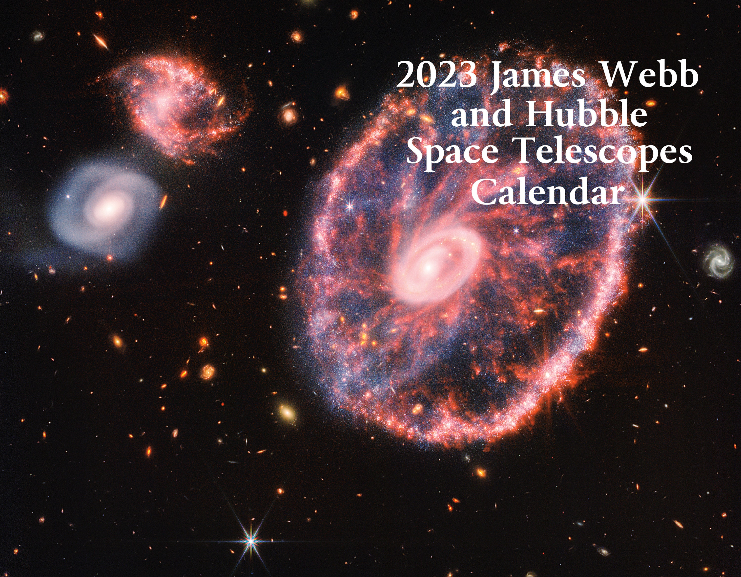 Buy One Get One FREE. Two 2023 Wall Calendars of Images From the James Webb & Hubble Space