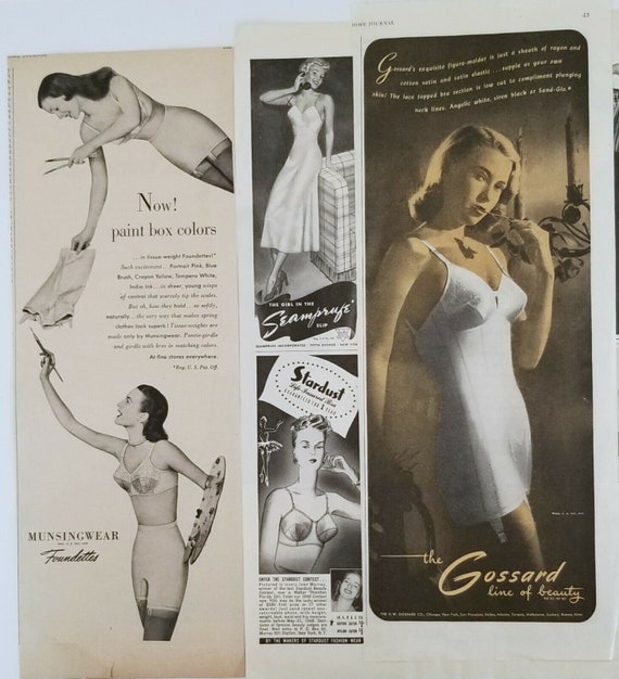 1940s Vintage Lingerie Porn - Old Lingerie Ads | Niche Top Mature