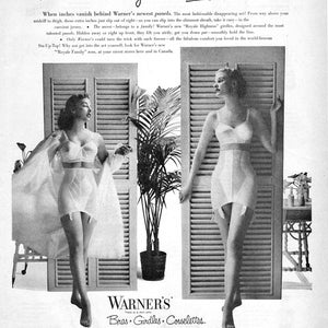 Warner's (Lingerie) 1950 Corselette, Corset Belt Girdle